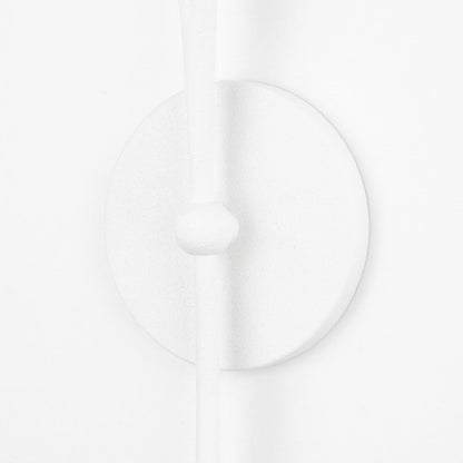 Mitzi Elsa 2 Light Wall Sconce, Textured White - H689102-TWH