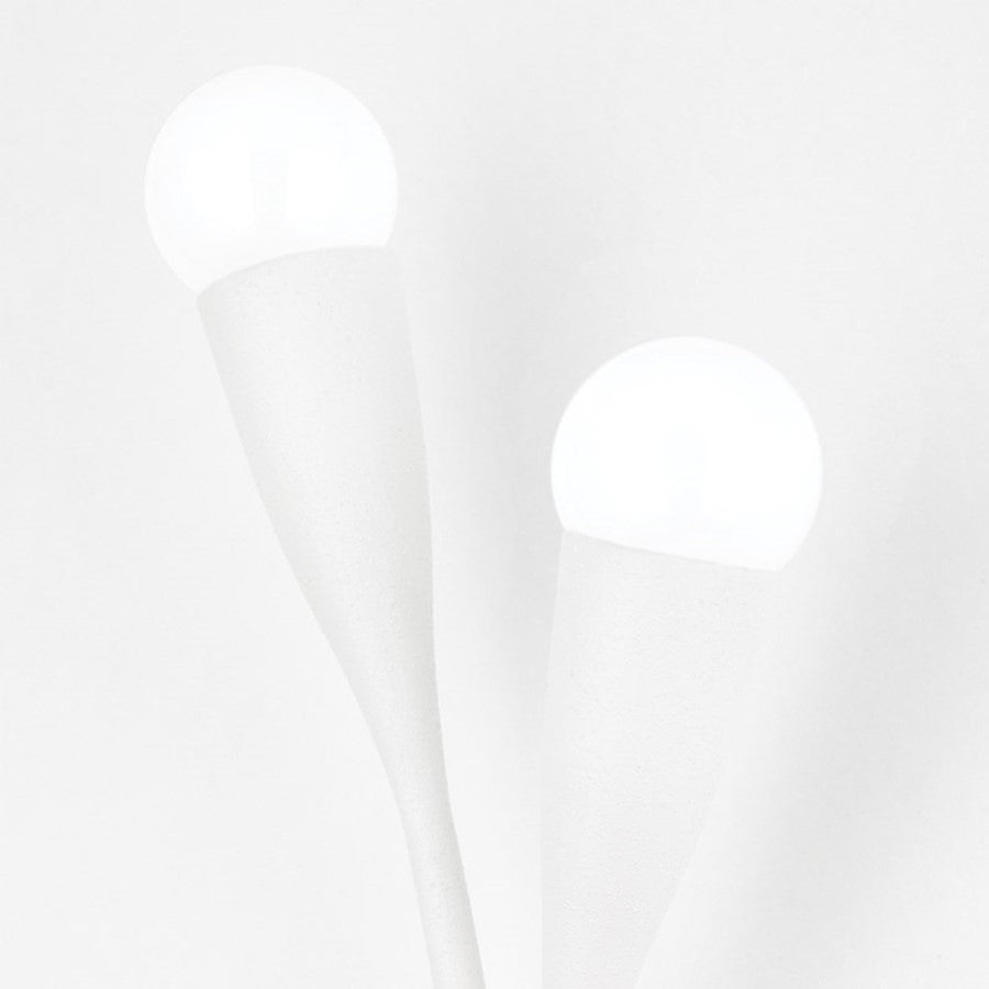 Mitzi Elsa 2 Light Wall Sconce, Textured White - H689102-TWH
