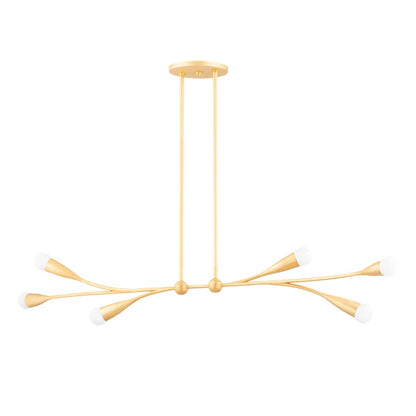 Mitzi Elsa 6 Light Linear, Textured White - H689906-TWH