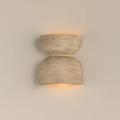 Mitzi Natalia 2Lt Wall Sconce, Brass/Ceramic Windy Dune