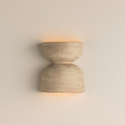 Mitzi Natalia 2Lt Wall Sconce, Brass/Ceramic Windy Dune