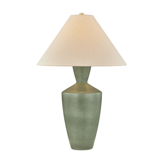 Mitzi Hartley 1 Light Table Lamp, Aged Brass/Wheat Linen - HL1033201-AGB-CAM