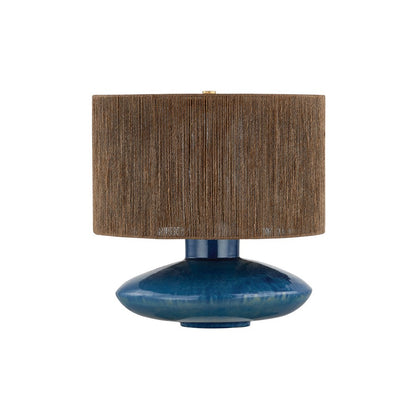 Mitzi Enya 1Lt Table Lamp, Brass/Ceramic Shadow Amphora/Jute - HL1034201-AGB-CSA