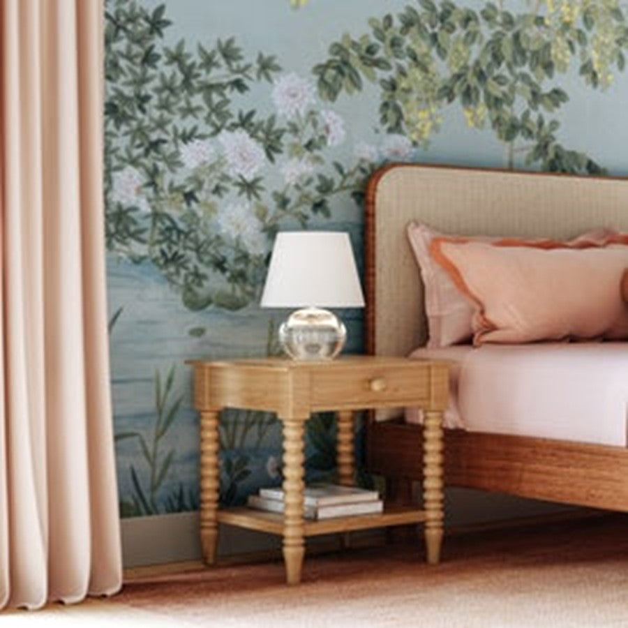 Mitzi Nicole 1Lt Rechargeable Table Lamp, Nickel/White Linen