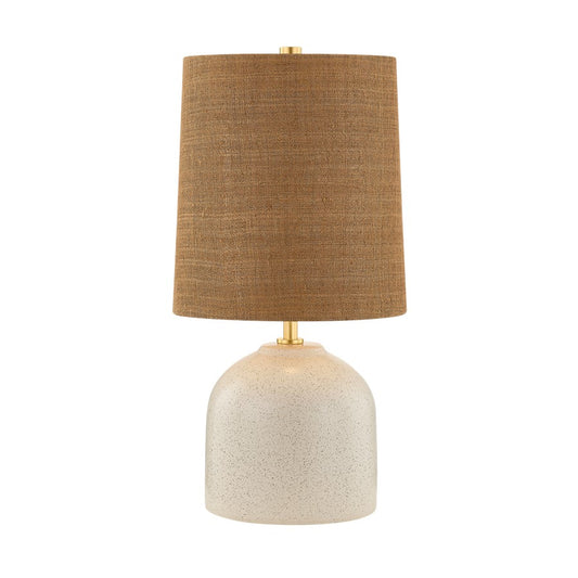 Mitzi Gladys 1 Light Table Lamp, Aged Brass/Handicraft Hemp - HL1158201-AGB-CBV
