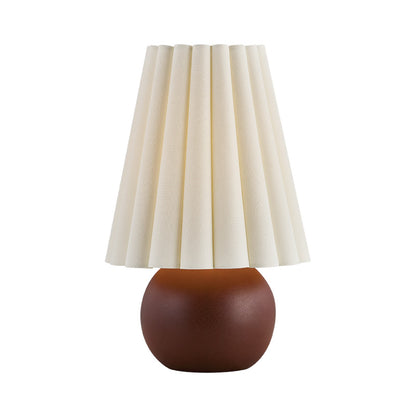 Mitzi Katherine 20in Table Lamp | Patina Brass and Off White Linen | Bedroom & Living Room Accent | 11.75 x 20 in | Model HL1188201-PBR-CUC