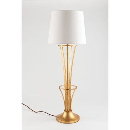 Hurley Table Lamp, Gold Leaf