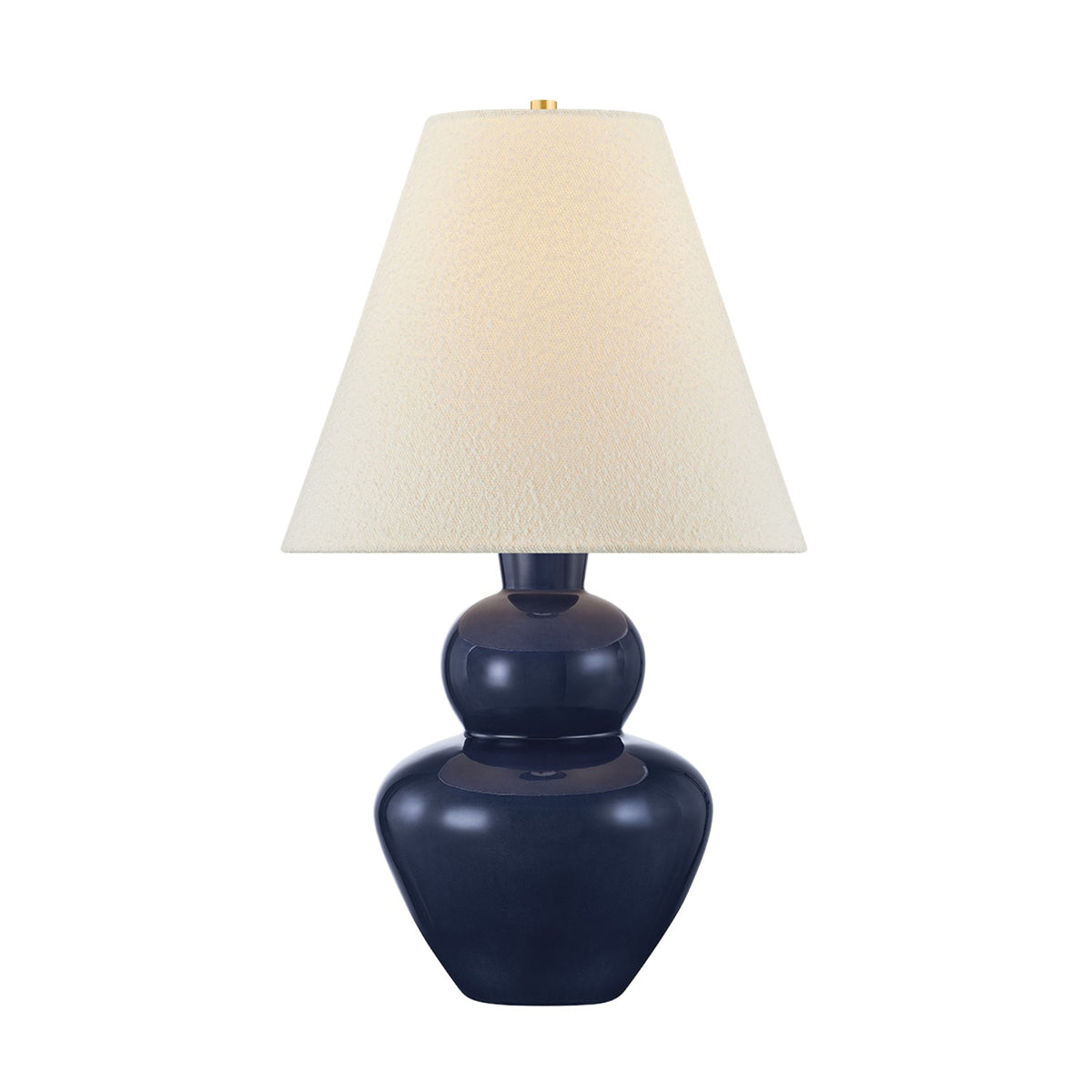 Hudson Valley Dumont 1 Light Table Lamp, Aged Brass/Boucle