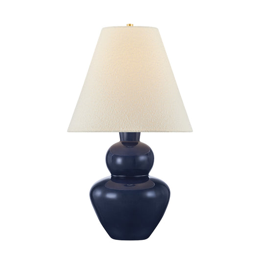 Hudson Valley Dumont 1 Light Table Lamp, Aged Brass/Boucle