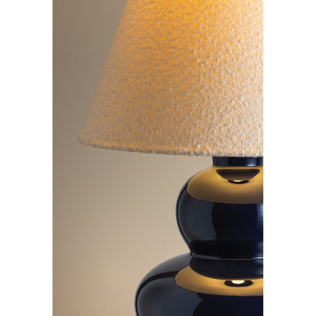 Hudson Valley Dumont 1 Light Table Lamp, Aged Brass/Boucle