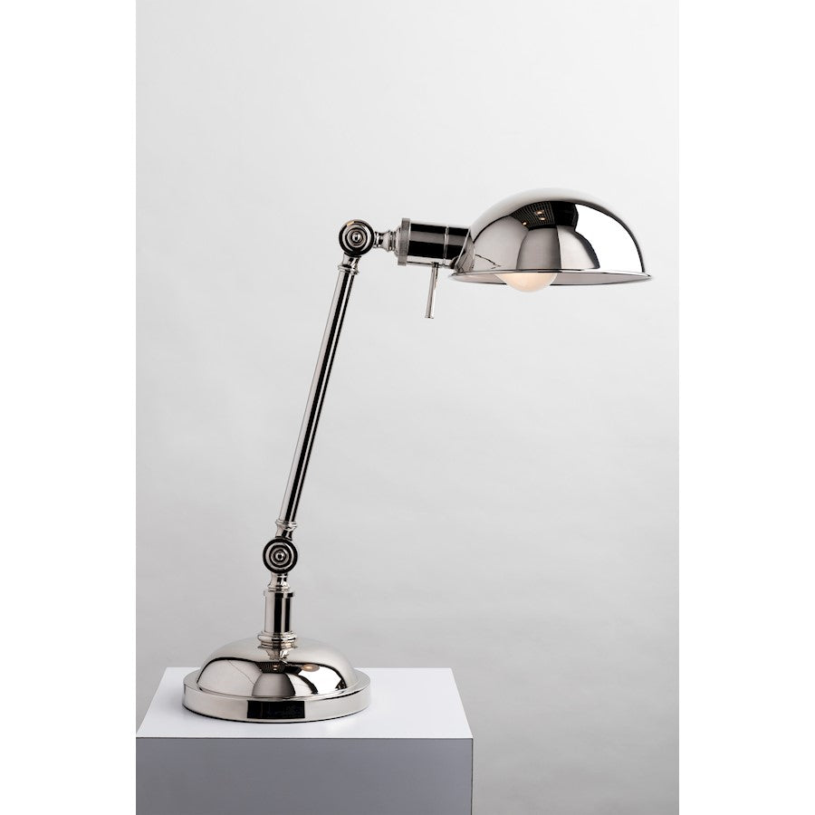 Girard Table Lamp, Polished Nickel