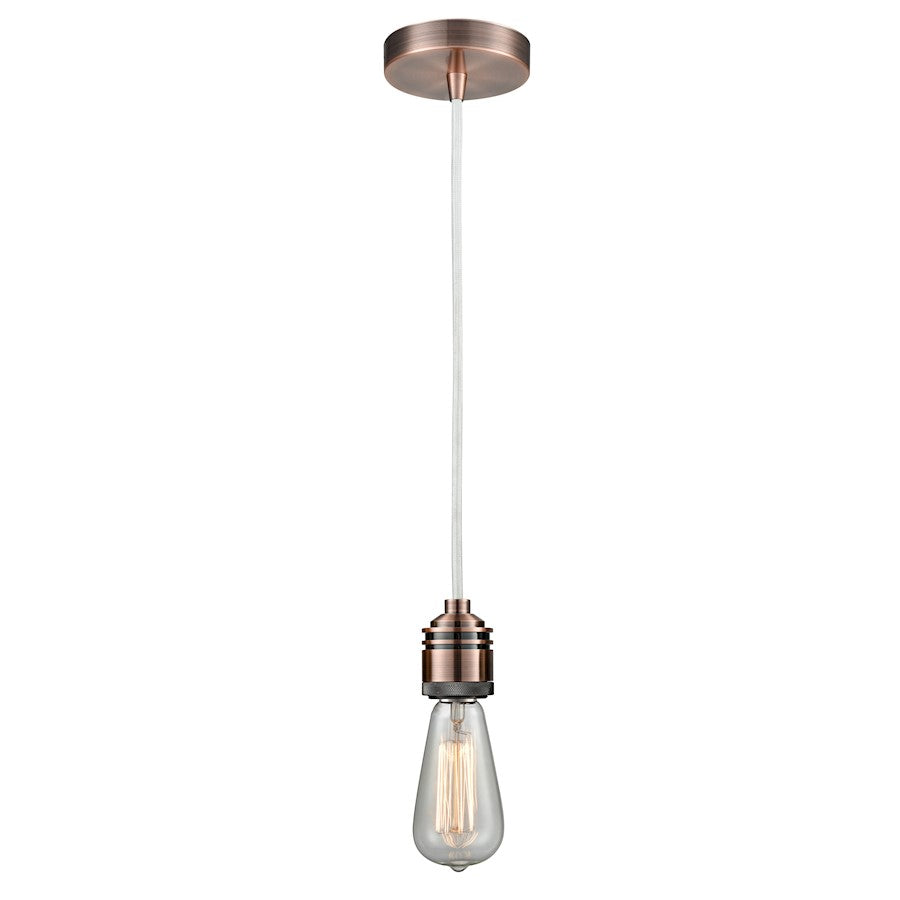 Innovations Winchester Bare Bulb Mini Pendant, AC/WH