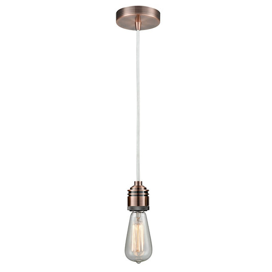 Innovations Winchester Bare Bulb Mini Pendant, AC/WH