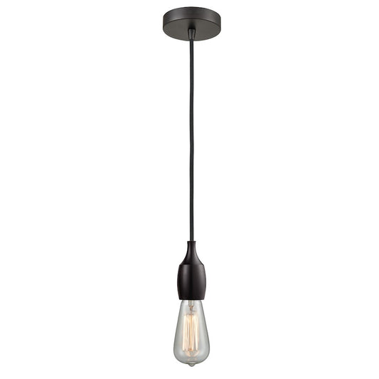 Innovations Chelsea Bare Bulb Mini Pendant, OBZ/Amber/BK
