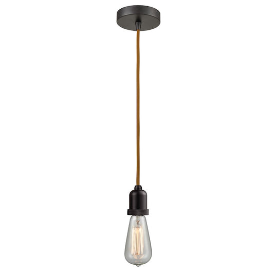Innovations Whitney Bare Bulb Mini Pendant, OBZ/Copper Cord