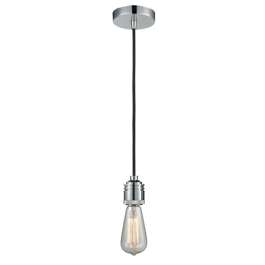 Innovations Winchester Bare Bulb Mini Pendant, PC/BK