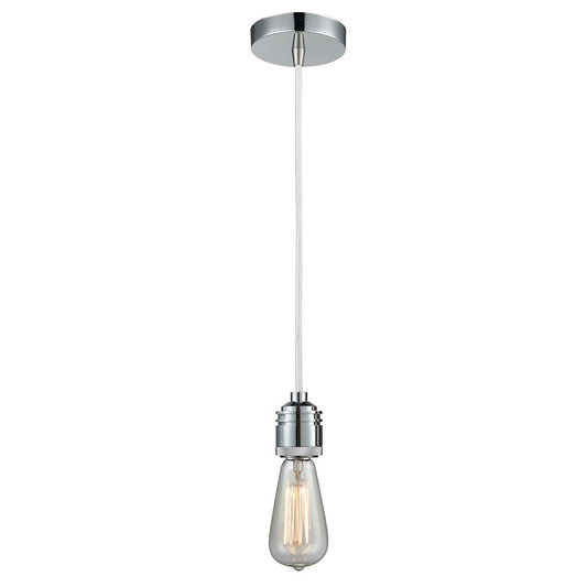 Innovations Winchester Bare Bulb Mini Pendant, PC/WH