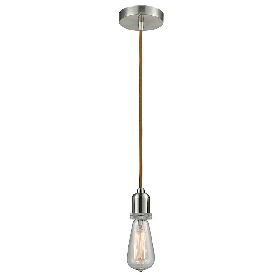 Innovations Whitney Bare Bulb Mini Pendant, SN/Copper