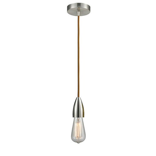 Innovations Fairchild Bare Bulb Mini Pendant, SN/Copper