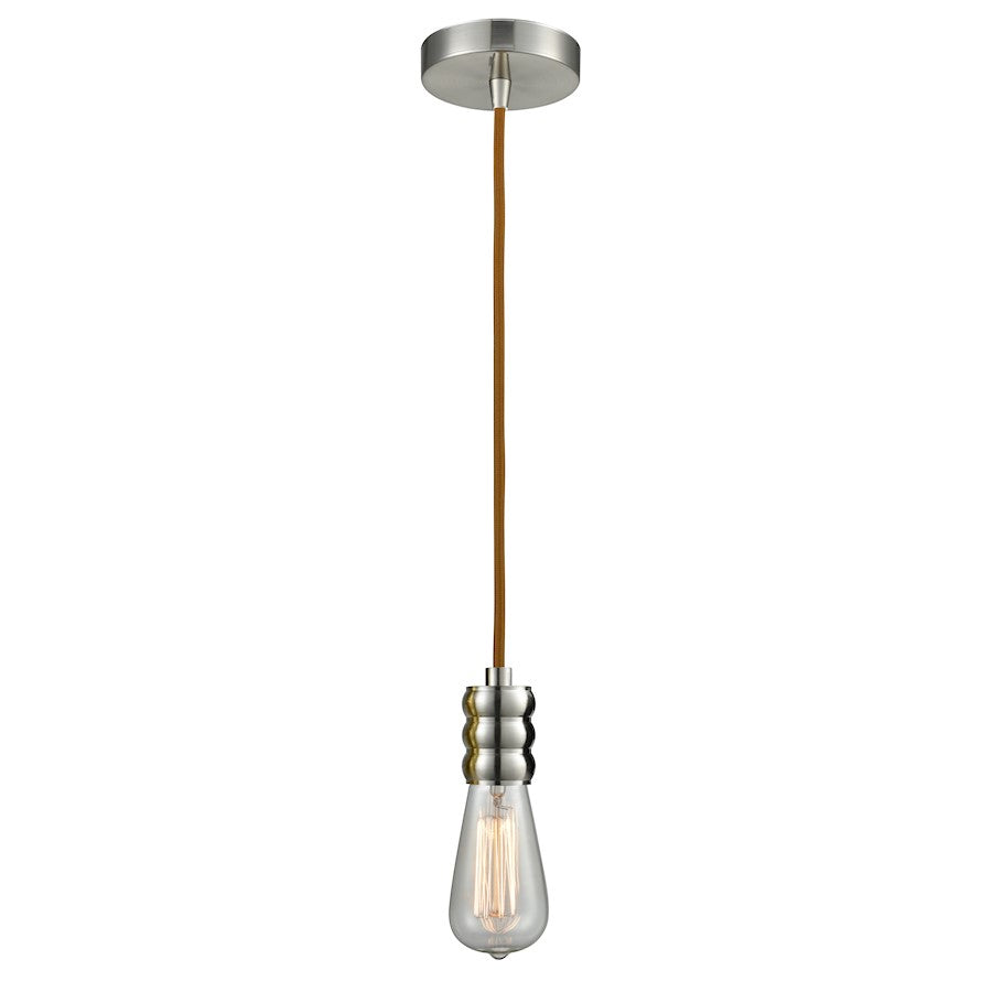 Innovations Gatsby Bare Bulb Mini Pendant, SN/Copper