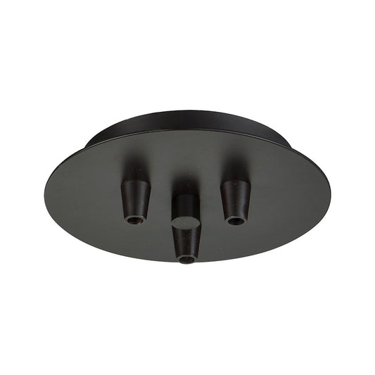 Innovations 103-OB Custom Cord 3 Light Multi Port Canopy, OR Bronze
