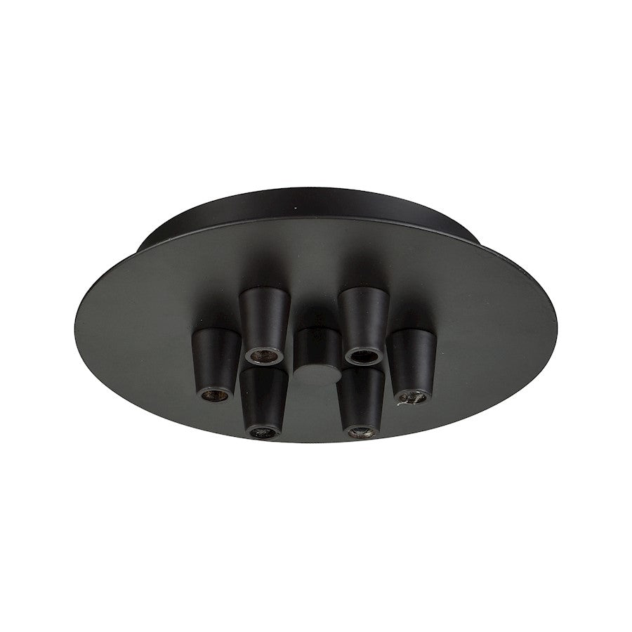 Innovations 106-OB Custom Cord 6 Light Multi Port Canopy, OR Bronze