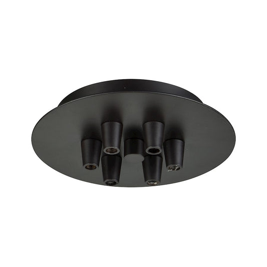 Innovations 106-OB Custom Cord 6 Light Multi Port Canopy, OR Bronze