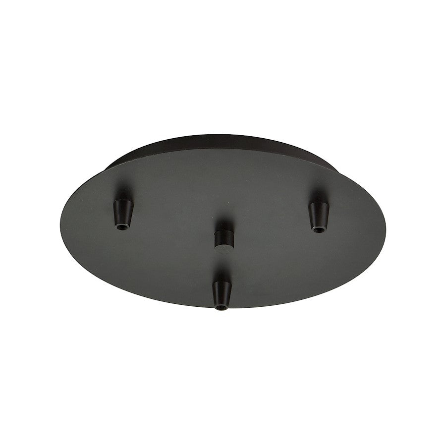 Innovations 113-OB Custom Cord 3 Light Multi Port Canopy, OR Bronze