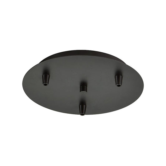 Innovations 113-OB Custom Cord 3 Light Multi Port Canopy, OR Bronze
