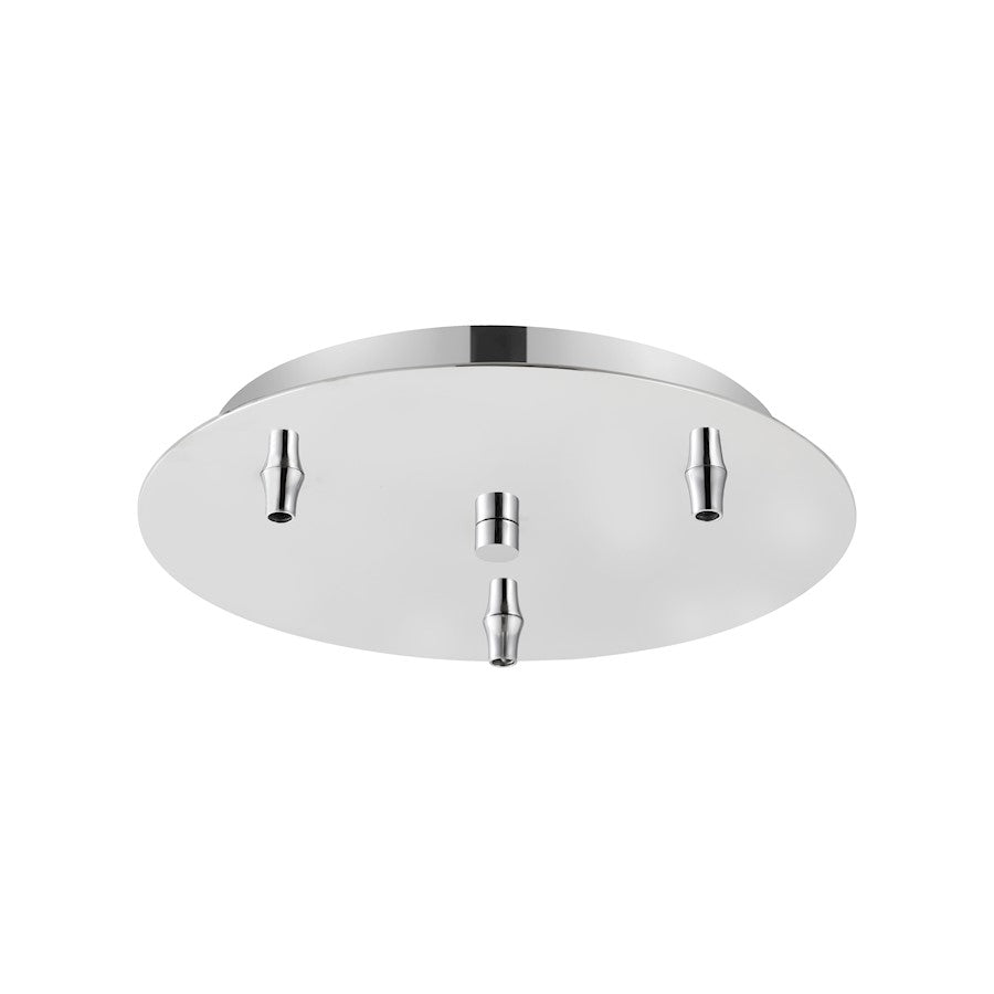 Innovations 113-PC Custom Cord 3 Light Multi Port Canopy, P Chrome