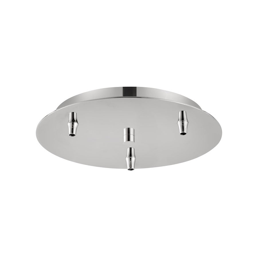 Innovations 113-PN Custom Cord 3 Light Multi Port Canopy, P Nickel
