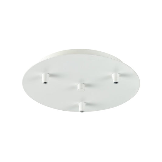 Innovations 113-W Custom Cord 3 Light Multi Port Canopy, White