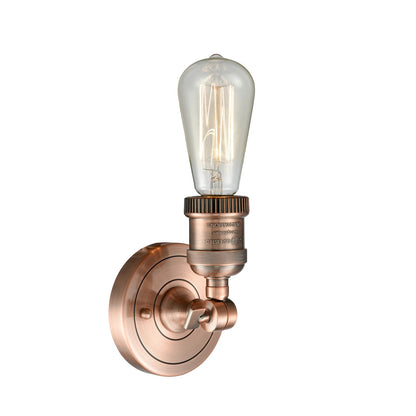 Innovations 1-LT Bare Bulb 4.5" ADA Compliant Sconce, Copper