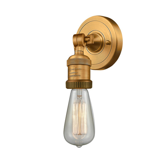 Innovations 1-LT LED Bare Bulb ADA Compliant Sconce, B Brass