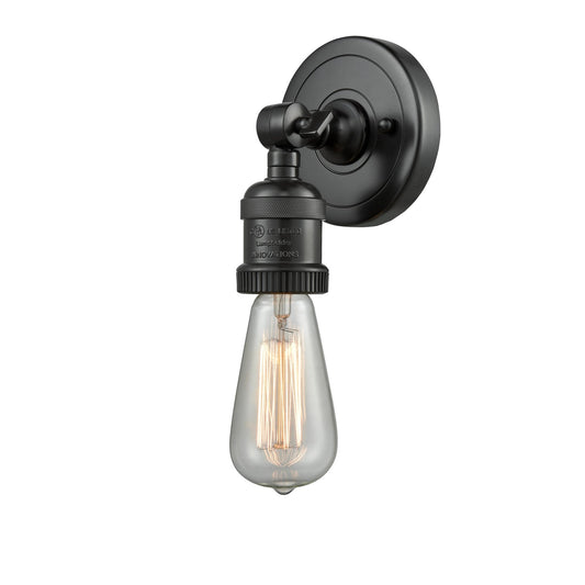 Innovations 1-LT LED Bare Bulb 4.5" ADA Compliant Sconce, Black