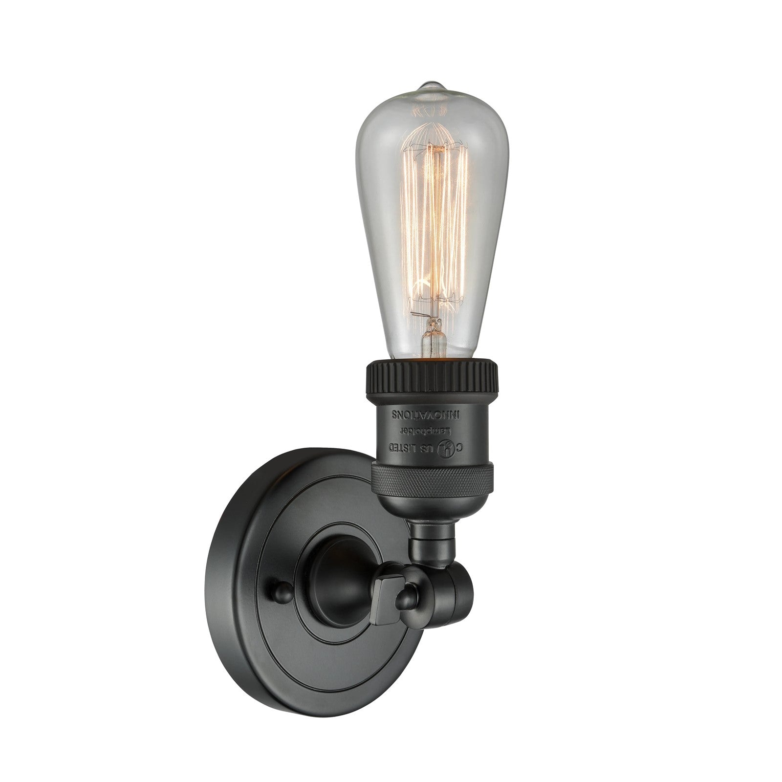 Innovations 1-LT LED Bare Bulb 4.5" ADA Compliant Sconce, Bronze