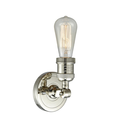Innovations 1-LT LED Bare Bulb ADA Compliant Sconce, P Nickel