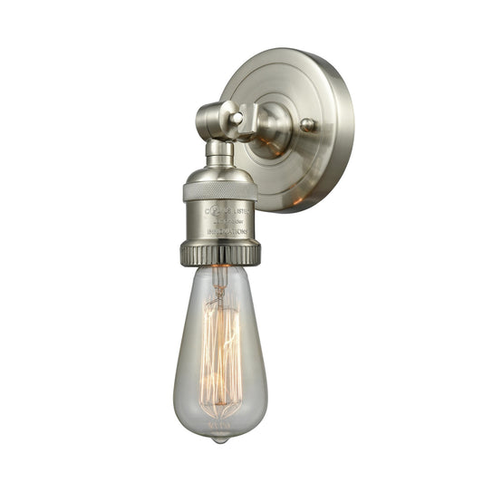 Innovations 1-LT Bare Bulb 4.5" ADA Compliant Sconce, B Nickel