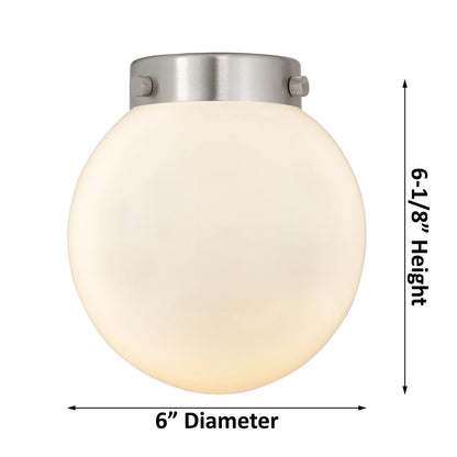 Innovations Beacon 19in 3-Light Chandelier | Industrial Polished Nickel and Matte White Glass | Dining Room & Kitchen Island | Model 207-PN-G201-6-LED
