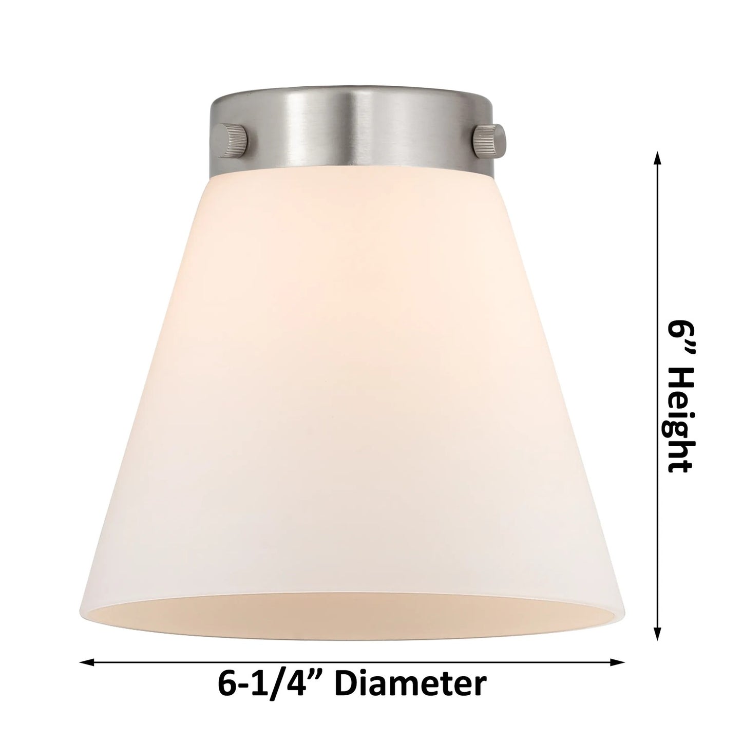 Innovations 3-Light LED SM Cone 19in Chandelier | Industrial Polished Nickel and Matte White Glass | Kitchen Island & Dining Room | Model 207-PN-G61-LED