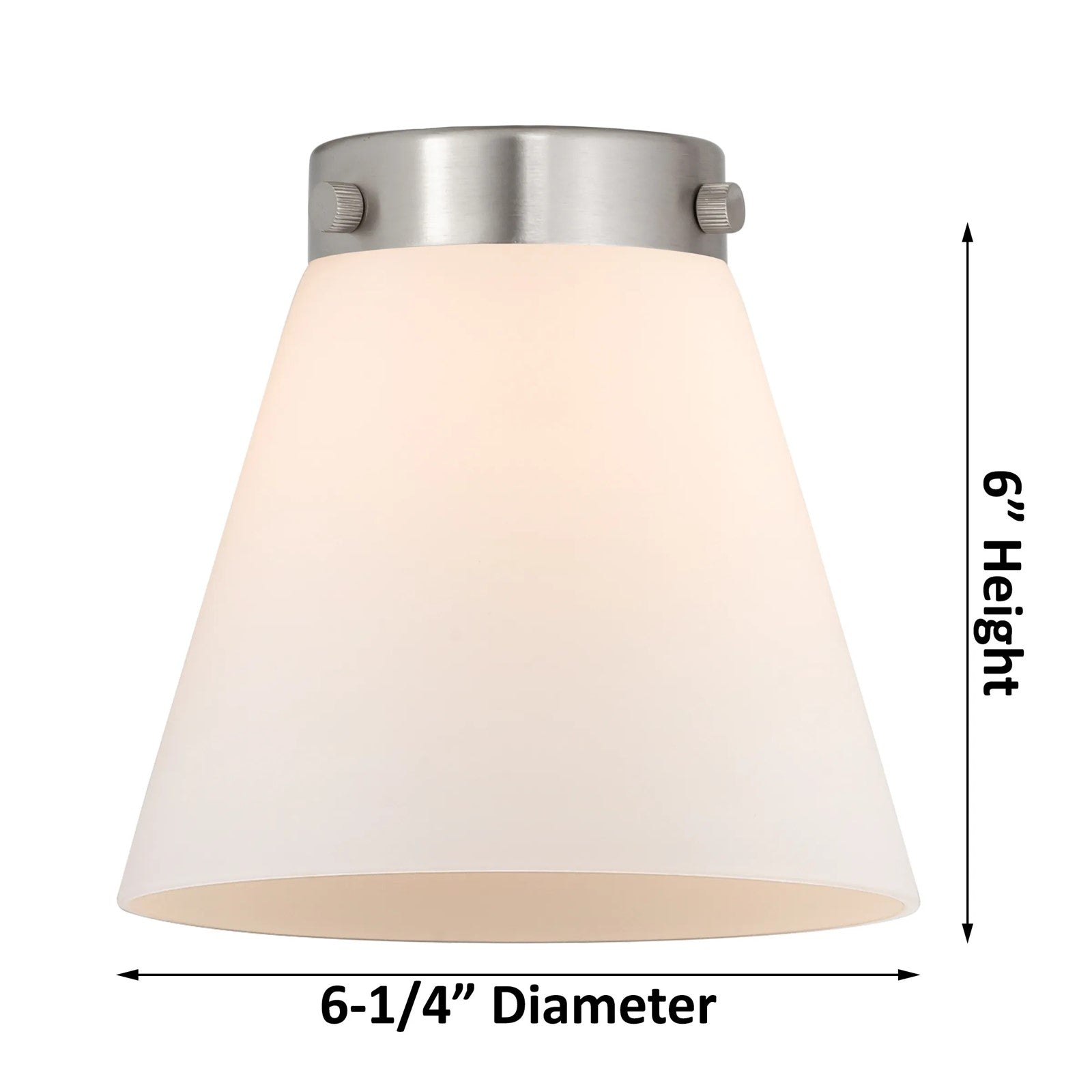 Innovations 3-Light LED SM Cone 19in Chandelier | Industrial Polished Nickel and Matte White Glass | Kitchen Island & Dining Room | Model 207-PN-G61-LED