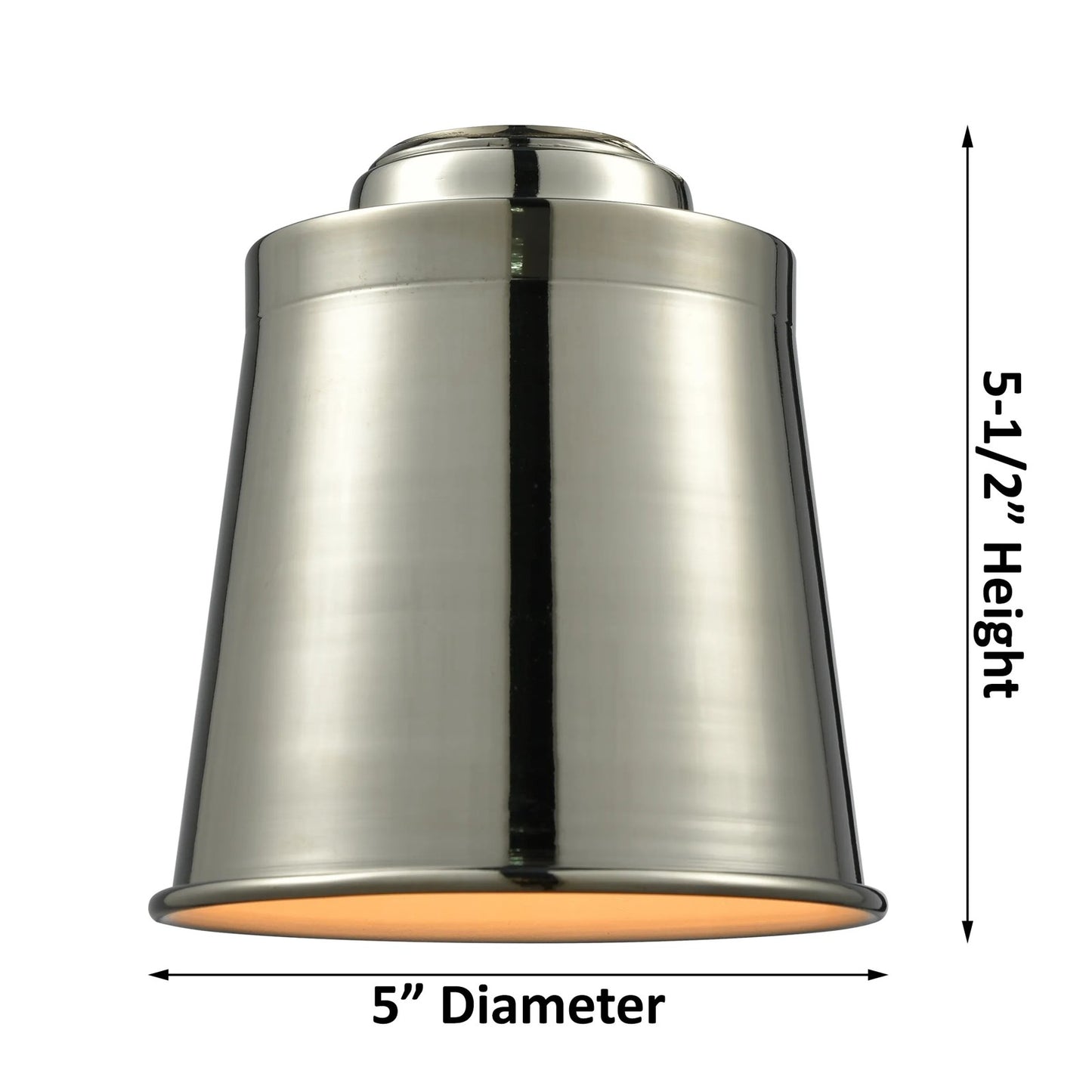 Innovations Addison 19in 3-Light LED Chandelier | Traditional Polished Nickel Metal Cone Shade | Kitchen Island & Dining Room | Model 207-PN-M9-LED