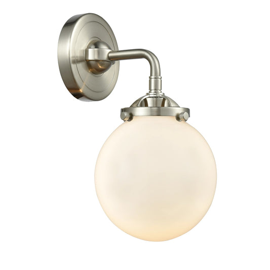 Innovations 1 Light, White LED Beacon 6" Sconce, SN
