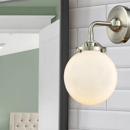 Innovations 1 Light, White LED Beacon 6" Sconce, SN