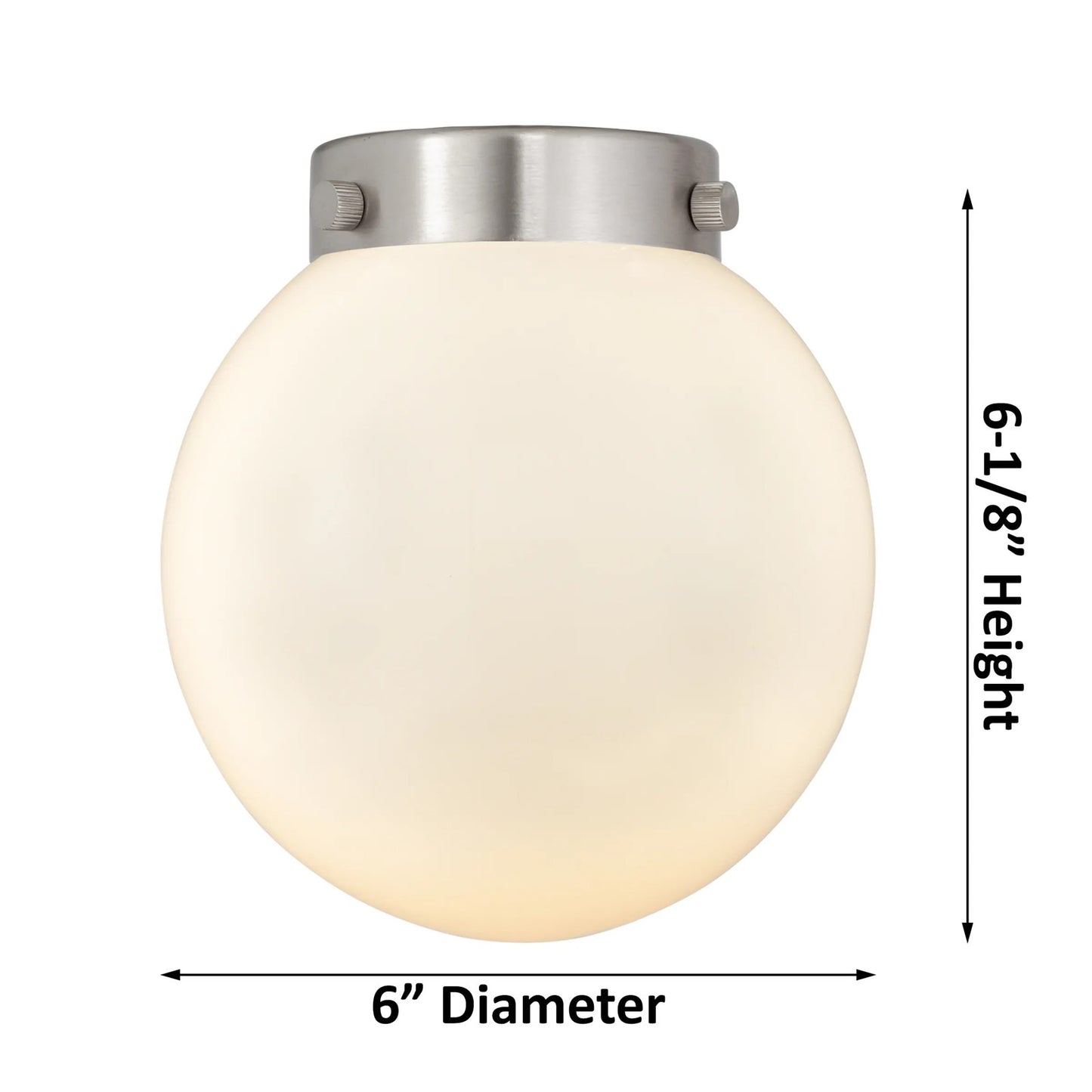 Innovations 1 Light, White LED Beacon 6" Sconce, SN