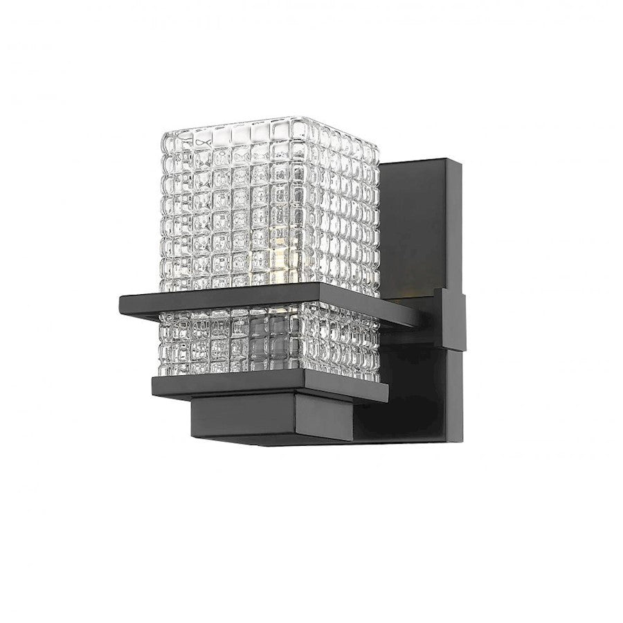 Innovations Wellfleet 1 Light L-LED Wall Sconce, BK