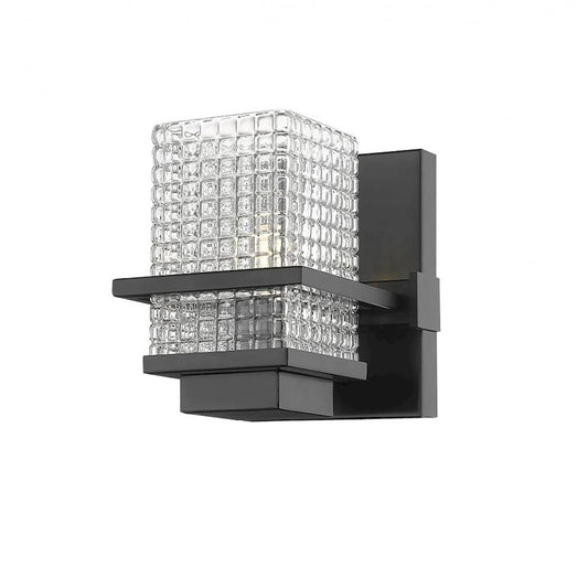 Innovations Wellfleet 1 Light L-LED Wall Sconce, BK