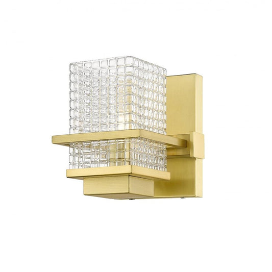 Innovations Wellfleet 1 Light L-LED Wall Sconce, GD
