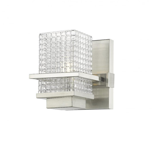Innovations Wellfleet 1 Light L-LED Wall Sconce, Satin SN