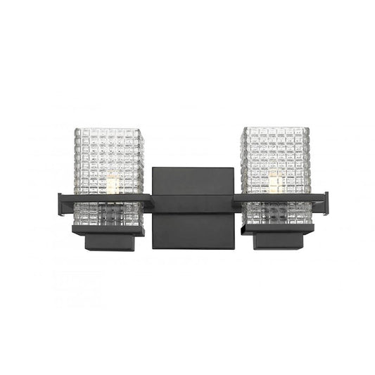 Innovations Wellfleet 2 Light L-LED Bath Vanity, BK
